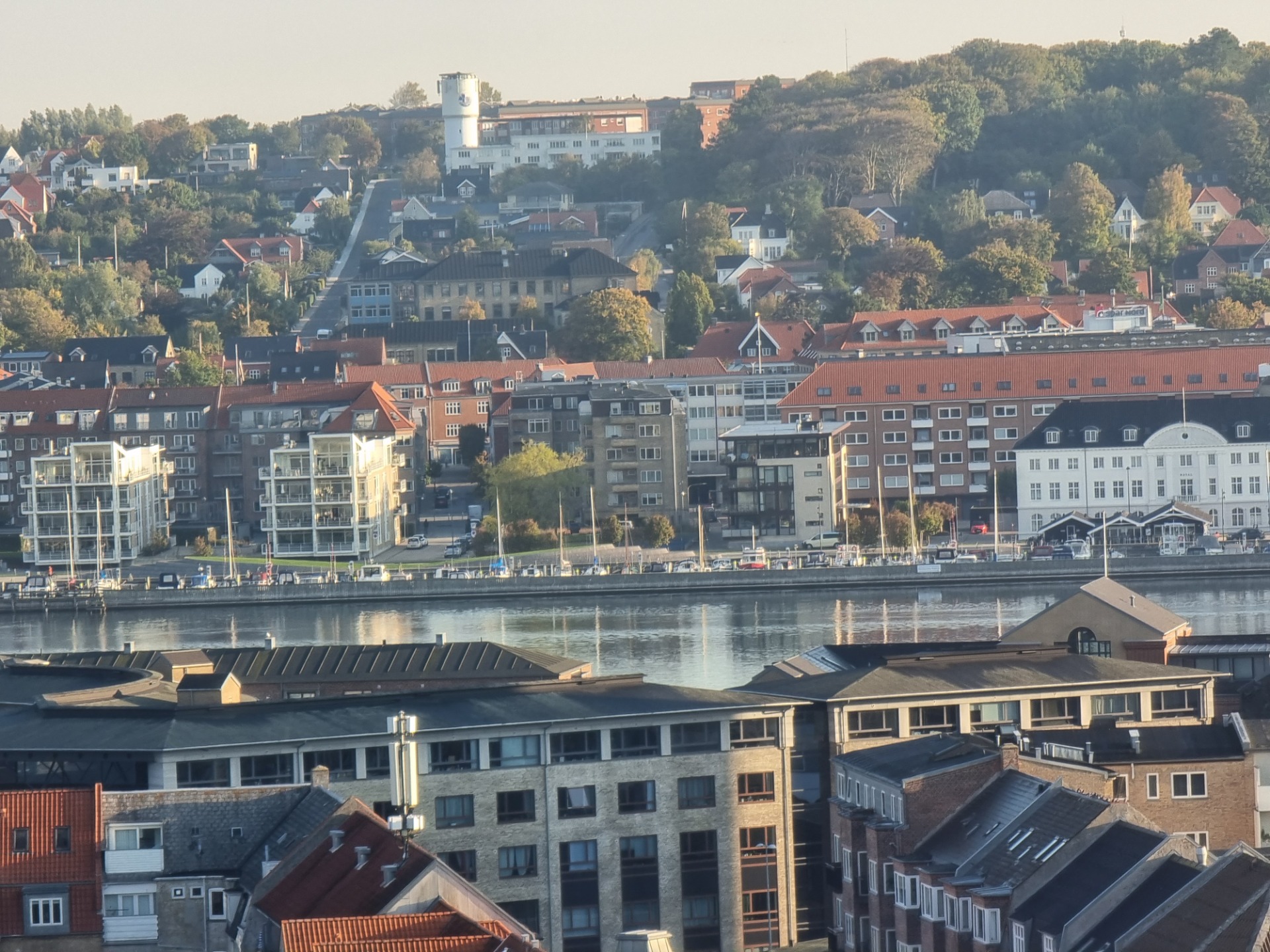 Nørresundby, the northern town of Greater Aalborg, on the opposite side of the Limfjord.