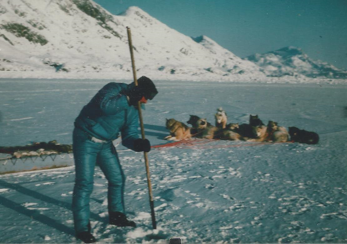 Ice Fishing Outside Sisimiut, Greenland, 1984